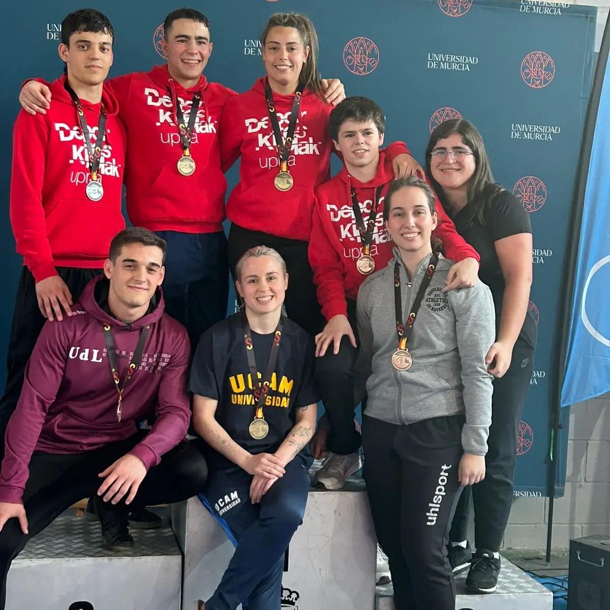 Pleno de medallas en el Campeonato de Espa&ntilde;a Universitario